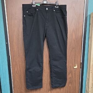 Buffalo David Bitton Size 38x30 Black Sarcher Slim Fit Straight Leg Jean